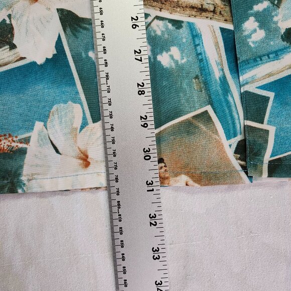 Sonoma Hawaiian Shirt Men’s XL Retro Beach Pin-Up Girl Print Short Sleeve - Picture 9 of 9